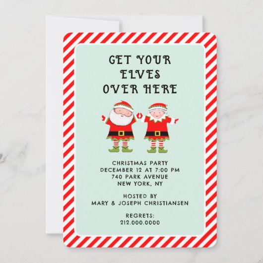 Creatief kerstfeest kaart (Voorkant)