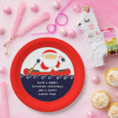 Creatief kerstfeest papieren bordje (Feest)