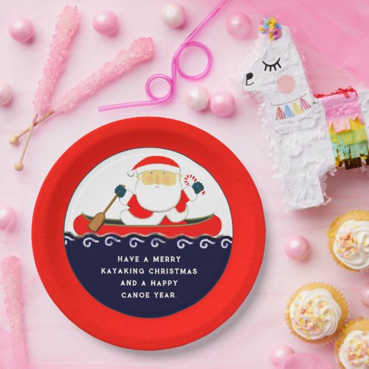 Creatief kerstfeest papieren bordje (Feest)