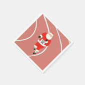 Creatief kerstfeest servet (Hoek)