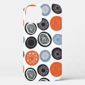Creatief, kleurrijk geometrisch cirkelpatroon. Case-Mate iPhone case (Achterkant)