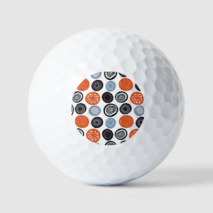 Creatief, kleurrijk geometrisch cirkelpatroon. golfballen