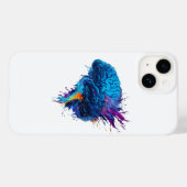 Creatief Kleurrijk Splash Brain Design Case-Mate iPhone Case (Achterkant (horizontaal))