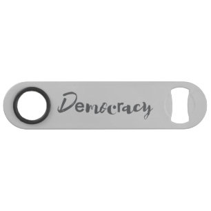 Creatief, koel, modern, speels ontwerp Democratie Speed Flessenopener