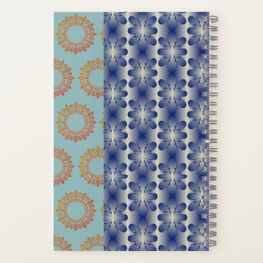 creatief kunstontwerp notitieboek (Achterkant)