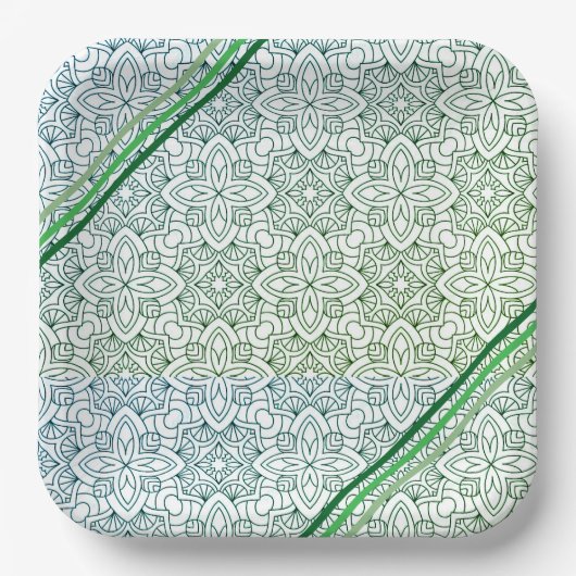 creatief kunstontwerp papieren bordje (Voorkant)