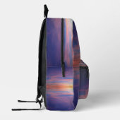 creatief kunstontwerp Print Cut Sew Bag Bedrukte Rugzak (Links)