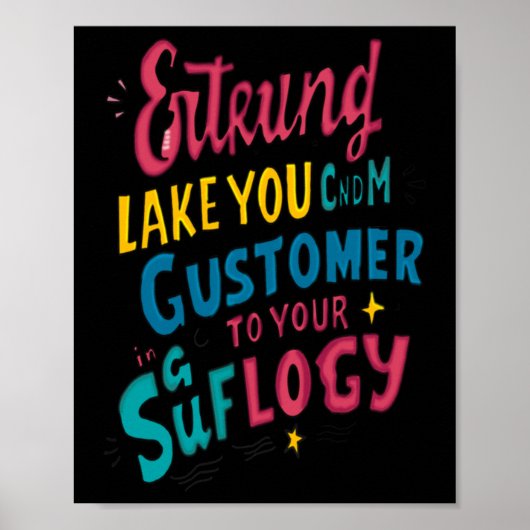 Creatief Kunstontwerp Sticker Poster (Voorkant)