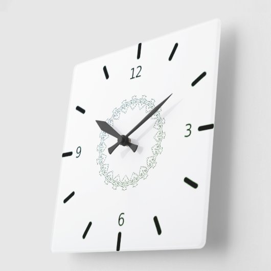 creatief kunstontwerp vierkante klok (Hoek)