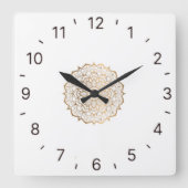 creatief kunstontwerp vierkante klok (Voorkant)