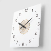 creatief kunstontwerp vierkante klok (Hoek)