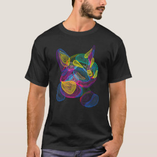 Creatief kunstwerk voor kleurrijke keuken t-shirt