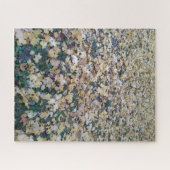 Creatief landschap verlaat herfst foto puzzel (Horizontaal)