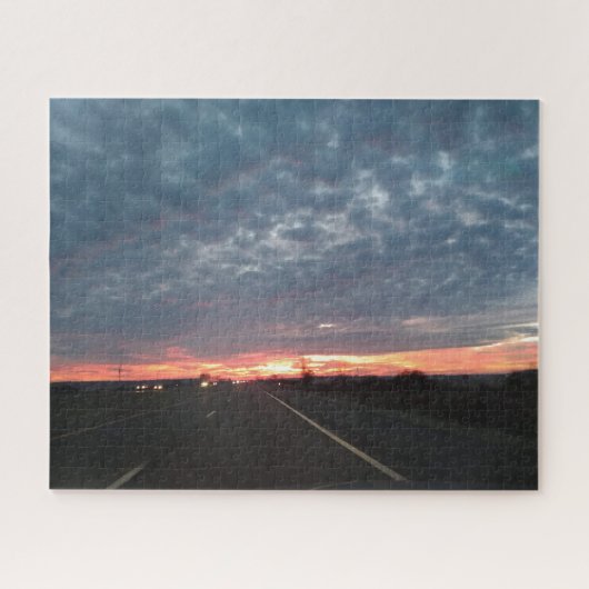 Creatief landschap Wolken foto puzzel (Horizontaal)