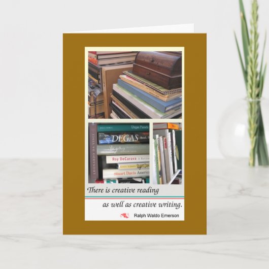 Creatief lezen citaat kaart (Voorkant)