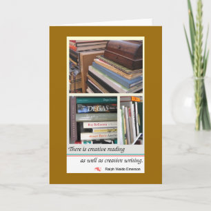 Creatief lezen citaat kaart