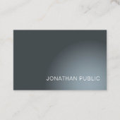 Creatief licht en schaduw modern visitekaartje (Voorkant)