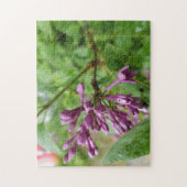 Creatief licht paarse lila foto puzzel (Verticaal)