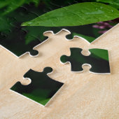 Creatief licht paarse lila foto puzzel legpuzzel (Zijkant)