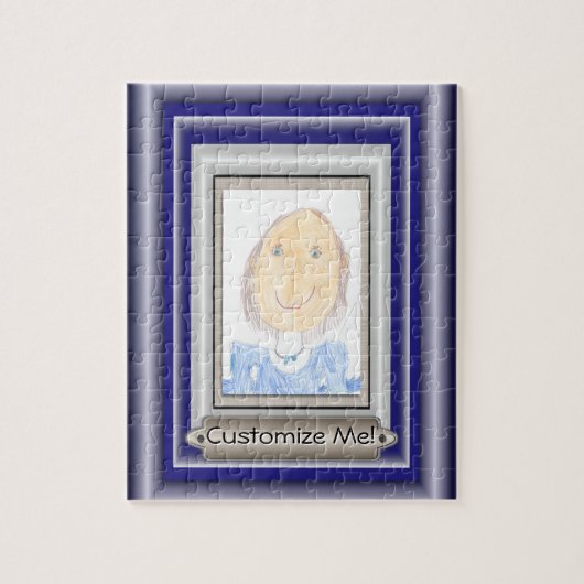 Creatief Lijst en mat voor uw masterstuk Legpuzzel (Verticaal)