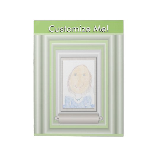 Creatief Lijst en mat voor uw masterstuk Notitieblok (Linkerzijde)