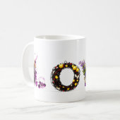 Creatief LOVE design Koffiemok (Voorkant links)