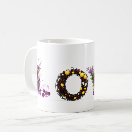 Creatief LOVE design Koffiemok (Voorkant links)