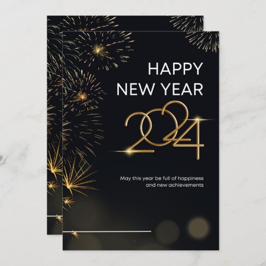 Creatief met Flat Holiday Cards in 2024 Feestdagenkaart (Voorkant / Achterkant)