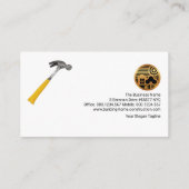 Creatief metselwerk Hout Paneling Constractor Visitekaartje (Achterkant)