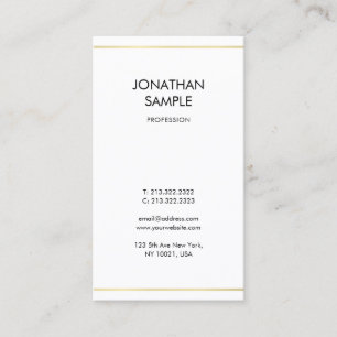 Creatief Minimalistisch Design Modern Professionee Visitekaartje