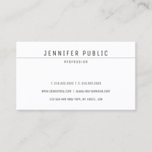 Creatief minimalistisch ontwerp gewoon trendy mode visitekaartje