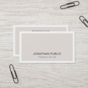 Creatief Minimalistisch Ontwerp Modern Eenvoudig T Visitekaartje