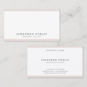 Creatief Modern Eenvoudig Professioneel Elegant Tr Visitekaartje (Voorkant / Achterkant)