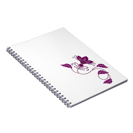 CREATIEF MODERN PAARSE BLOEMKUNST CADEAU NOTITIEBOEK (Rechterzijde)