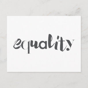 Creatief, modern, speels, koel ontwerp van gelijkh briefkaart
