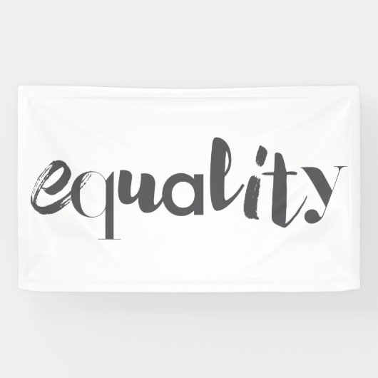 Creatief, modern, speels, koel ontwerp van gelijkh spandoek (Horizontaal)