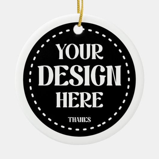 Creatief, modern, strak & fantasierijk keramisch ornament (Voorkant)