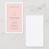 Creatief Monogram Ontwerp Eenvoudig Sober Luxe Tre Visitekaartje (Voorkant / Achterkant)