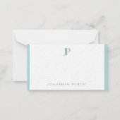 Creatief Monogram Sjabloon Minimalistisch Modern (Voorkant)