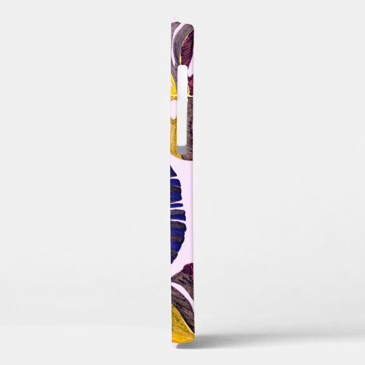 Creatief naadloos patroon met tropische bladeren e Case-Mate iPhone case (Achterkant / Links)