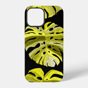 Creatief naadloos patroon met tropische bladeren e iPhone 12 hoesje