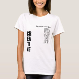 Creatief ontwerp definitie T-Shirt