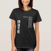 Creatief ontwerp definitie T-Shirt (Voorkant)