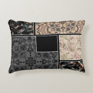 Creatief ontwerp foto's tekst sierslang accent kussen