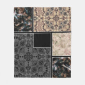 Creatief ontwerp foto's tekst sierslang fleece deken (Voorkant)