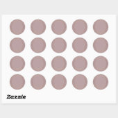 Creatief ontwerp sjabloon voeg tekst roze goud toe ronde sticker (Vel)