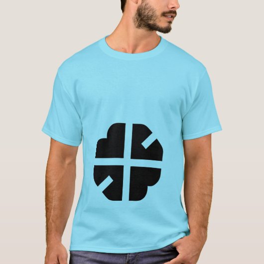 Creatief ontwerp t'shirt met eenvoudig teken t-shirt (Voorkant)