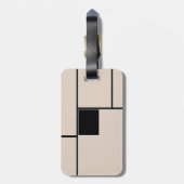 Creatief ontwerp voor uw foto's tekst siern bagagelabel (Achterkant verticaal)