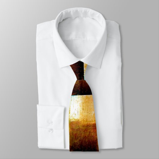 Creatief Origineel Bruin Abstract Kunst Modern Stropdas (Gebonden)