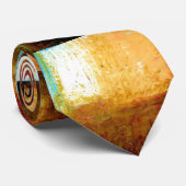 Creatief Origineel Bruin Abstract Kunst Modern Stropdas (Opgerold)